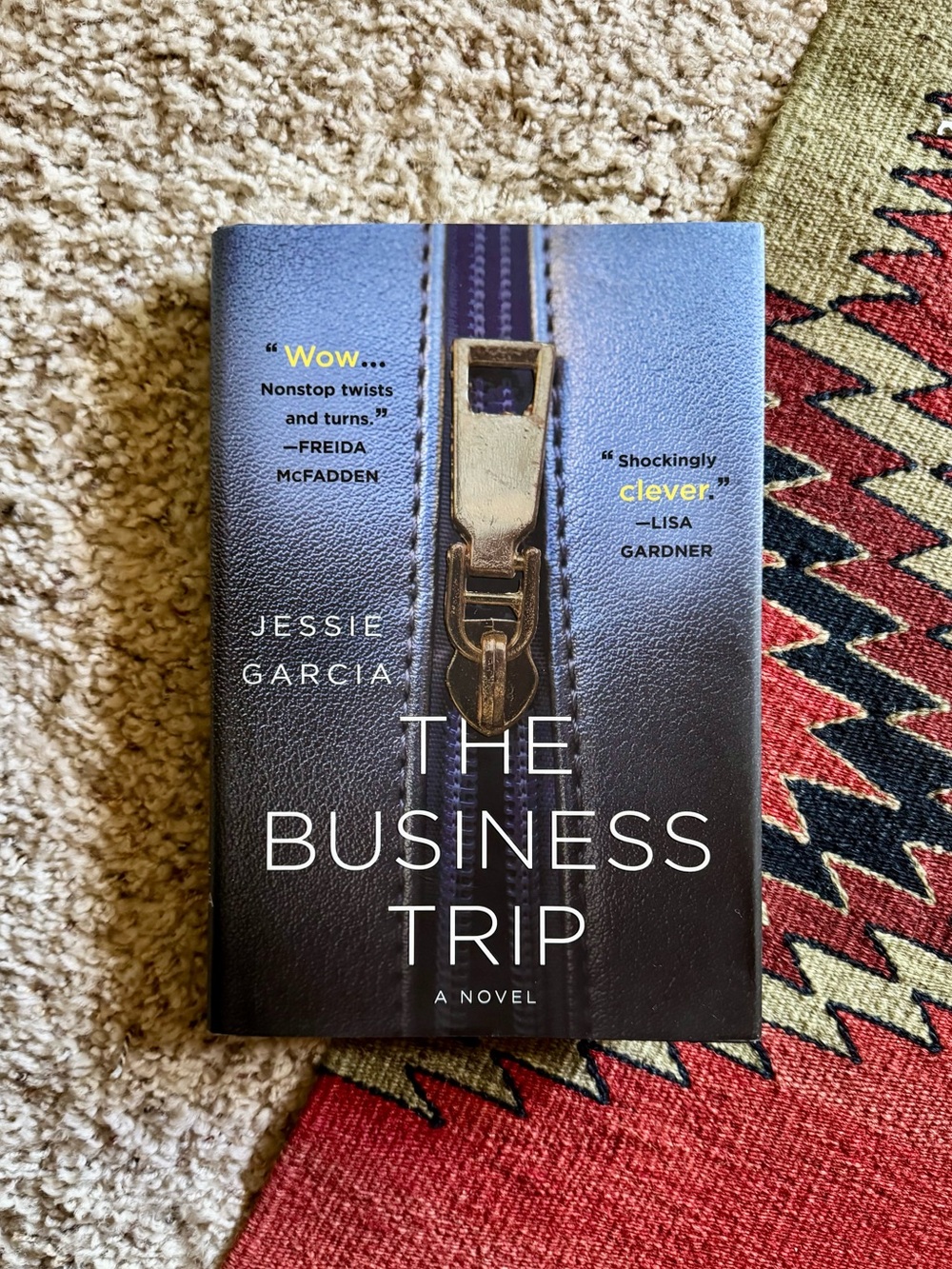 The Business Trip by Jessie Garcia
(Thriller / Mystery Novel, Hardcover Book)